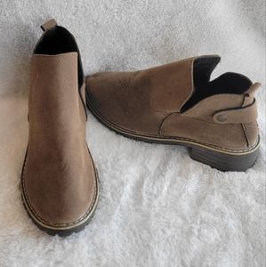Suede Brown Booties